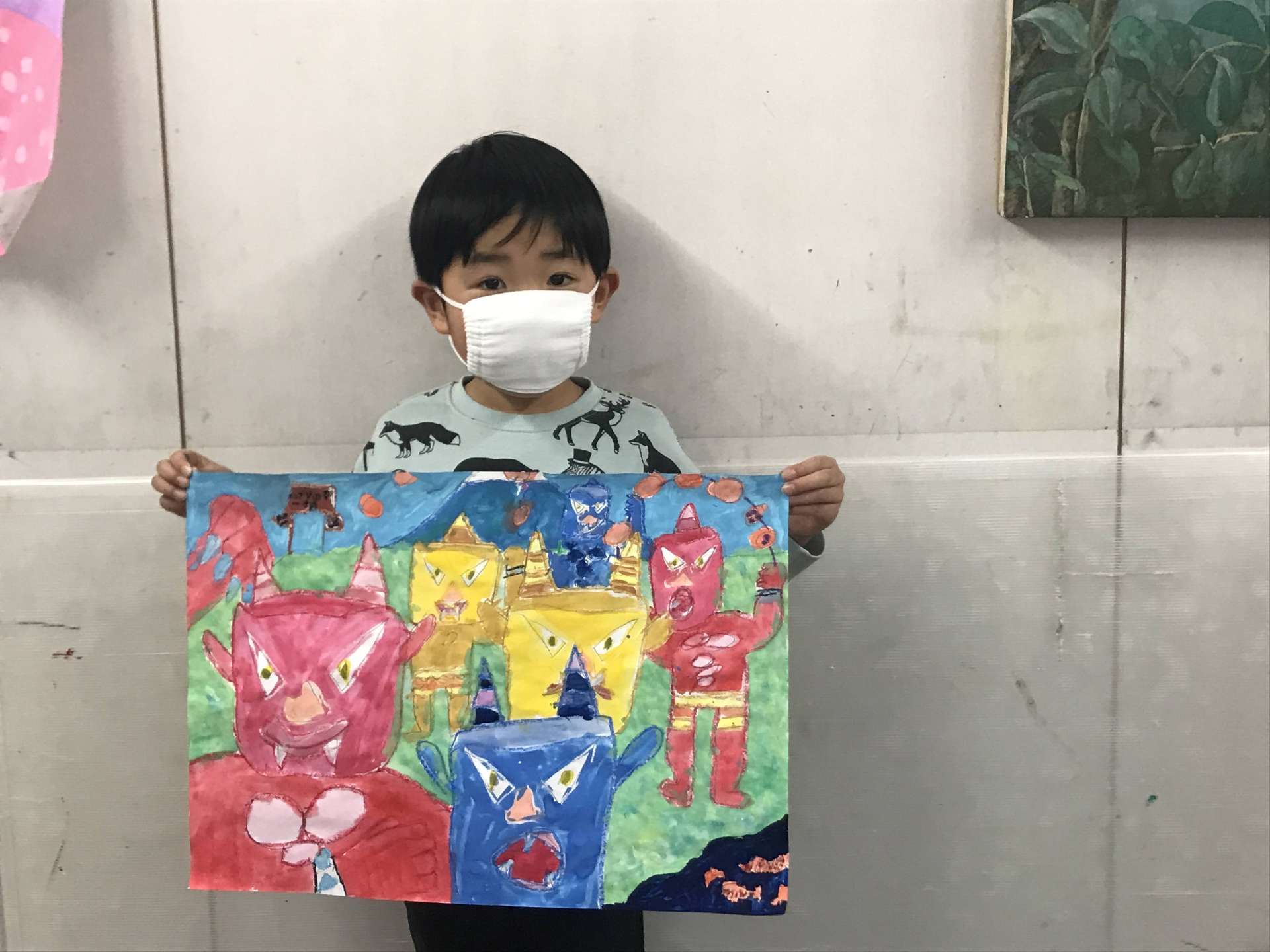 【東京都　荒川区】絵画教室　2月の小学生クラス